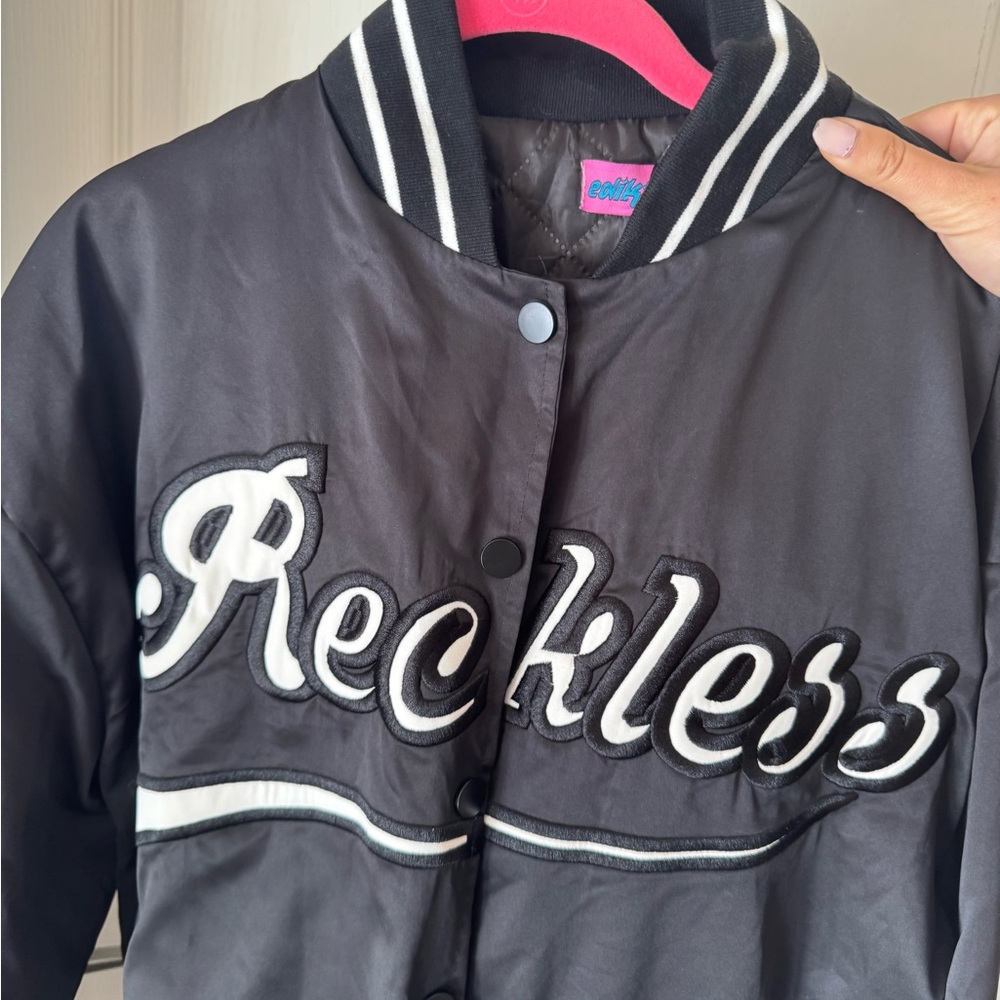 EDIKTED NWT Baseball bomber jacket